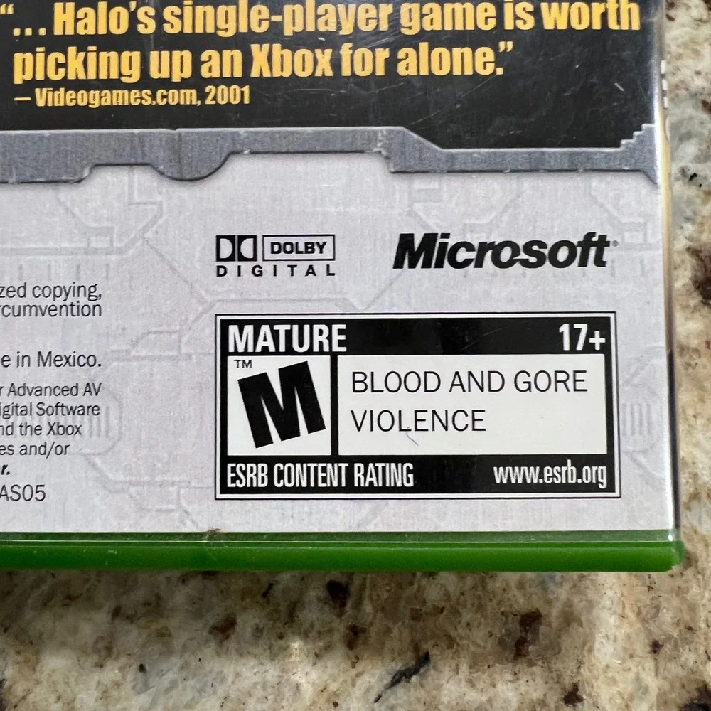 Halo Combat Evolved Xbox Game of the Year Edition CIB Bungie Microsoft NTSC